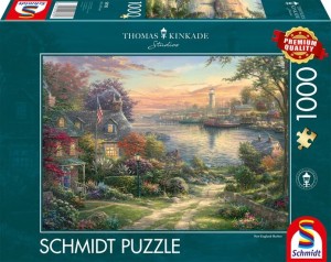Schmidt: Thomas Kinkade - New England Harbour (1000) legpuzzel