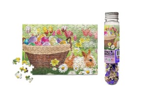 Micro Puzzles: Easter Spring Flower Basket (150) minipuzzel