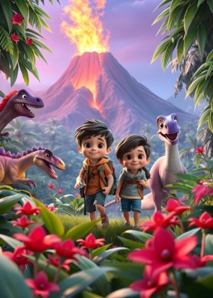 Bluebird: Little Explorers among the Dinosaurs (104) kinderpuzzel