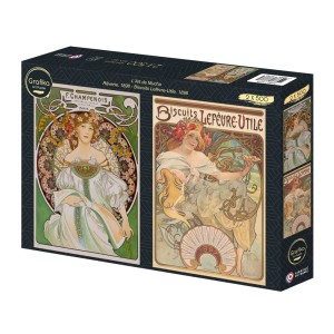 Grafika: L'Art de Mucha (2x500) kunstpuzzels