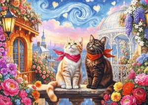 Trefl: Purrfect Love (500) kattenpuzzel