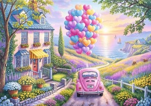 Trefl: Romantic Getaway (1000) legpuzzel