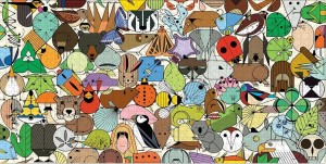 Pomegranate: Beguiled by the Wild (1000) panoramapuzzel