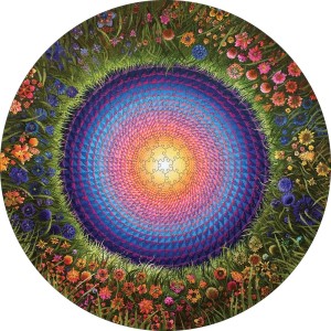 Pomegranate: Flower Mandala (500) ronde puzzel