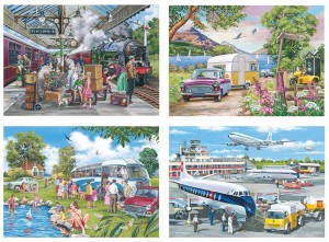 House of Puzzles: Going Places (4x500) legpuzzels