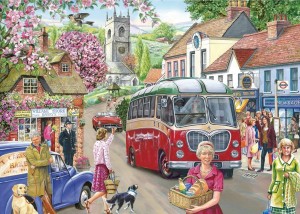 House of Puzzles: Here Comes the Bus (500) legpuzzel