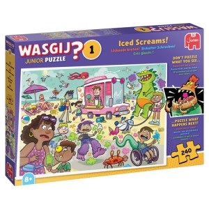 Wasgij Junior 1 IJskoude Kreten (240) kinderpuzzel