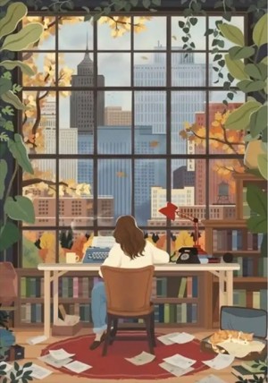 Trevell: Falling Leaves (500) verticale puzzel