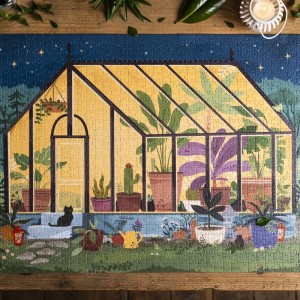 Trevell: Midnight Greenhouse (1000) legpuzzel