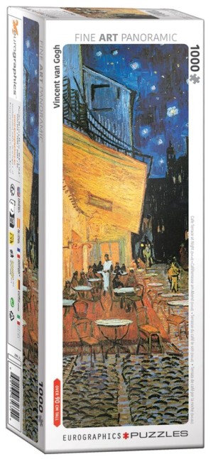 Eurographics: Vincent van Gogh - Café Terrace at Night (1000) panoramapuzzel