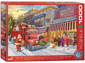 Eurographics: Mack B6 Santa's Truck (1000) kerstpuzzel