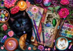 Bluebird: Crafty Cats (1000) legpuzzel