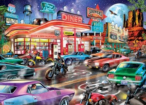 Eurographics: Route 66 Diner (1000) legpuzzel