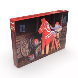 Penny Puzzle: Decorating Dalas (500) kerstpuzzel