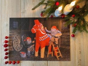 Penny Puzzle: Decorating Dalas (500) kerstpuzzel