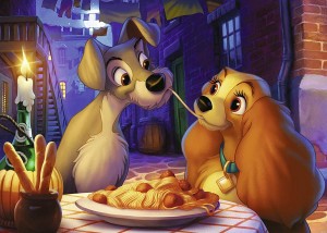 Ravensburger: Disney Lady and the Tramp (1000) disneypuzzel