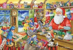 House of Puzzles: Santa's Workshop (500) kerstpuzzel OP = OP