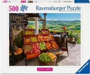 Ravensburger: Fruits and Vegetables Market (500) legpuzzel