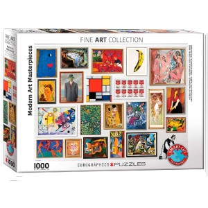 Eurographics: Modern Art Masterpieces (1000) legpuzzel
