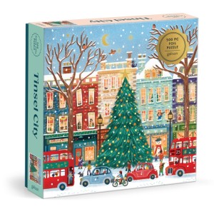 Galison: Tinsel City (500) kerstpuzzel