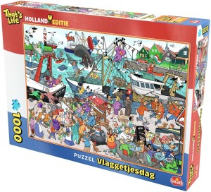 Goliath: That's Life Vlaggetjesdag (1000) SCHADE AAN DOOS OP = OP