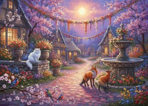 Alipson: Evening Lights (500) legpuzzel