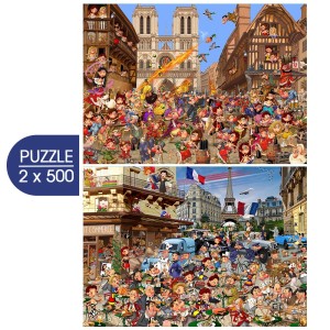 Grafika: L'art de Francoir Ruyer (2x500) legpuzzels