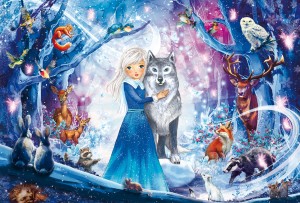Schmidt: A Princess in the Snowy Forest (100XXL) kinderpuzzel