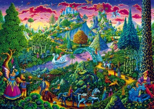 Schmidt: Fantastic Fairy World (1000) legpuzzel