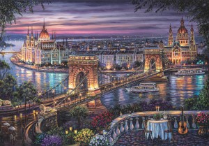 Clementoni: Lights of The Danube (1000) legpuzzel