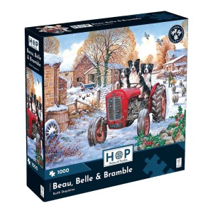 House of Puzzles: Beau, Belle and Bramble (1000) kerstpuzzel