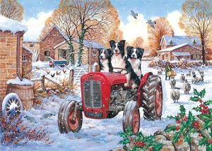 House of Puzzles: Beau, Belle and Bramble (1000) kerstpuzzel