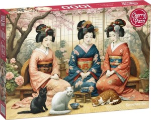 Cherry Pazzi: Springtime Tea (1000) legpuzzel