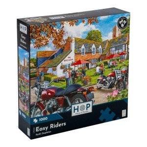 House of Puzzles: Easy Riders (1000) SCHADE AAN DOOS OP = OP