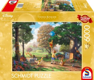 Schmidt: Thomas Kinkade Disney Winnie the Pooh 2 (6000) disneypuzzel OP = OP