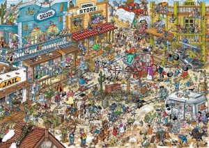 Ravensburger: Movie Set - Western (1000) cartoonpuzzel