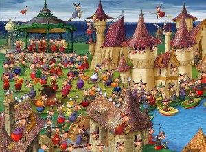 Grafika: Francois Ruyer - Witch Festival (2000) legpuzzel