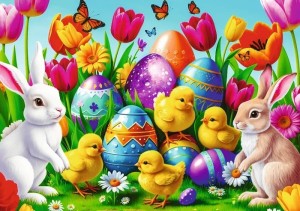 Trefl: Easter Meadow (500) paaspuzzel