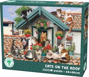 Mr Broccoli: Cats on the Roof (1000) legpuzzel