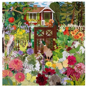 Eeboo: Scandinavian Garden (1000) vierkante puzzel
