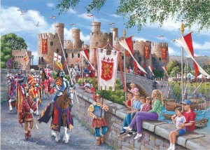 House of Puzzles: Conwy Castle (150) minipuzzel in koker