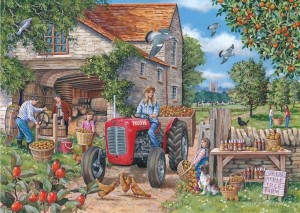 House of Puzzles: Cider and Rosie (150) minipuzzel in koker