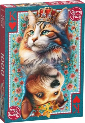 Cherry Pazzi: The Royal Card (1000) verticale puzzel