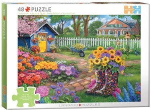 Eurographics: Flower Boots (48XXL) legpuzzel