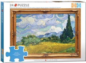 Eurographics: Wheat Field with Cypresses (24XXXL) legpuzzel