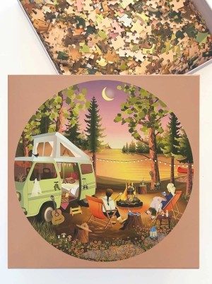 Vissevasse: Van Life (1000) ronde puzzel