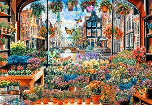 Grafika: Le Secret Fleuri d'Amsterdam (1000) legpuzzel