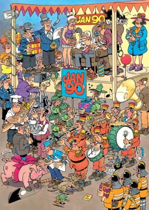 Jan van Haasteren: Fijne 90ste! (500) verticale puzzel