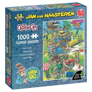 Jan van Haasteren: Oldtimer - Pakketstress (1000) verticale puzzel
