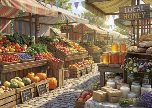 Educa: Sunny Farms Market (500XL) legpuzzel
